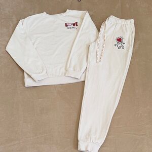 Keith Haring Love Lounge/Sweatshirt and Joggers Set Size S